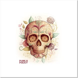 Sugar skull calavera design Posters and Art